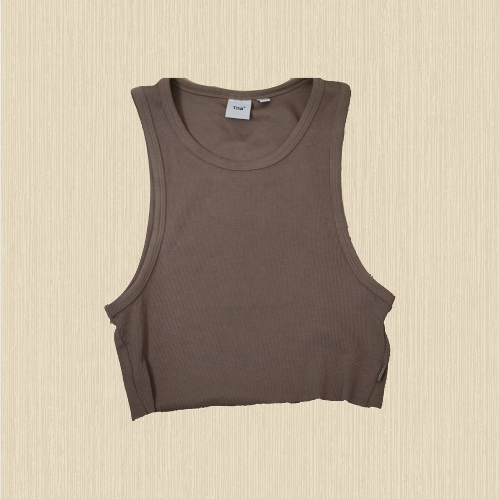 TNA Crew Waist Tank Brown